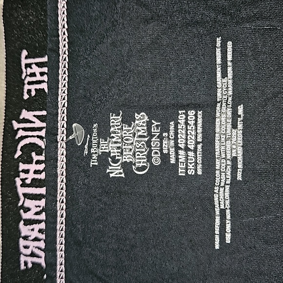 NWT | Nightmare Before Christmas Cotton Mid Rise Boyshort Panty | Size 3 - Picture 5 of 6